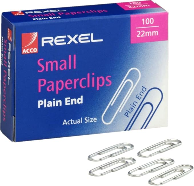 Rexel Paper Clips Small Plain (100) Amazon.co.uk Office Products
