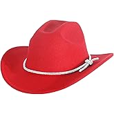 Womens Rhinestone Cowboy Hat Wide Brim Diamond-Glitter-Western-Cowgirl Hat Bling for Women