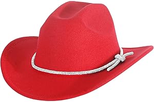 JERRCHEEZUNA Womens Rhinestone Cowboy Hat Wide Brim Diamond-Glitter-Western-Cowgirl Hat Bling for Women