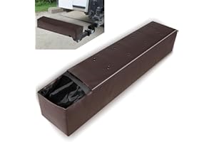 LAIKOU Tow Bar Cover Compatible with Blue Ox BX88309 or Avail/Ascent/Apollo Tow Bars Weatherproof Storage Bag Vinyl Coated Fabric - Brown