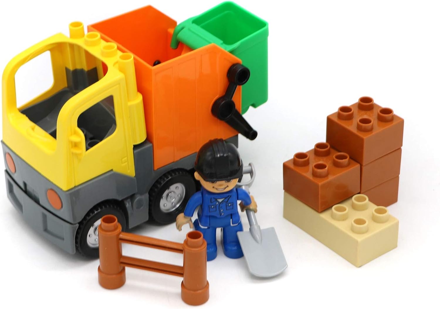toddler building bricks