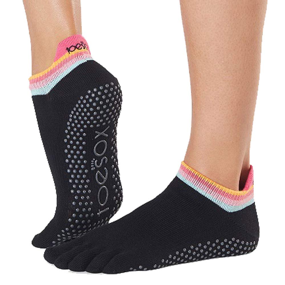 Toesox Women's Low Rise Full Grip NonSlip for Ballet, Yoga, Pilates