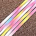GOOTRADES RAYNAG Polyester Rainbow Color Flat Shoelaces for Shoes Sneakers 42'' (5 pairs) (A)