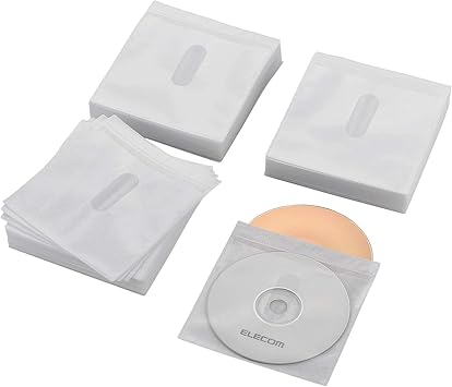 Amazon エレコム Dvd Cdケース 不織布 両面収納 1枚入 240枚収納可 ホワイト Ccd Niwb240wh エレコム メディアケース 通販