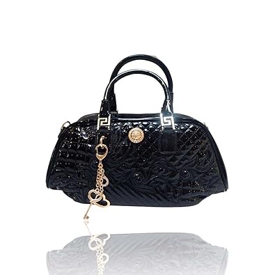  Beaute Bags Embossed Vegan Patent Leather