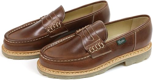 Amazon パラブーツ ランス マロン Reims Miel Veg Marron ローファー スリッポン