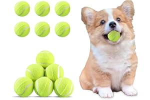 MEKAPLE 12 Pack Mini Tennis Balls for Pet Playing Fecth, 2 inch Dog Training Tennis Balls for Small Size Dogs, Interactive Dog Playing Balls Fits 2 inch Automatic Dog Ball Launcher