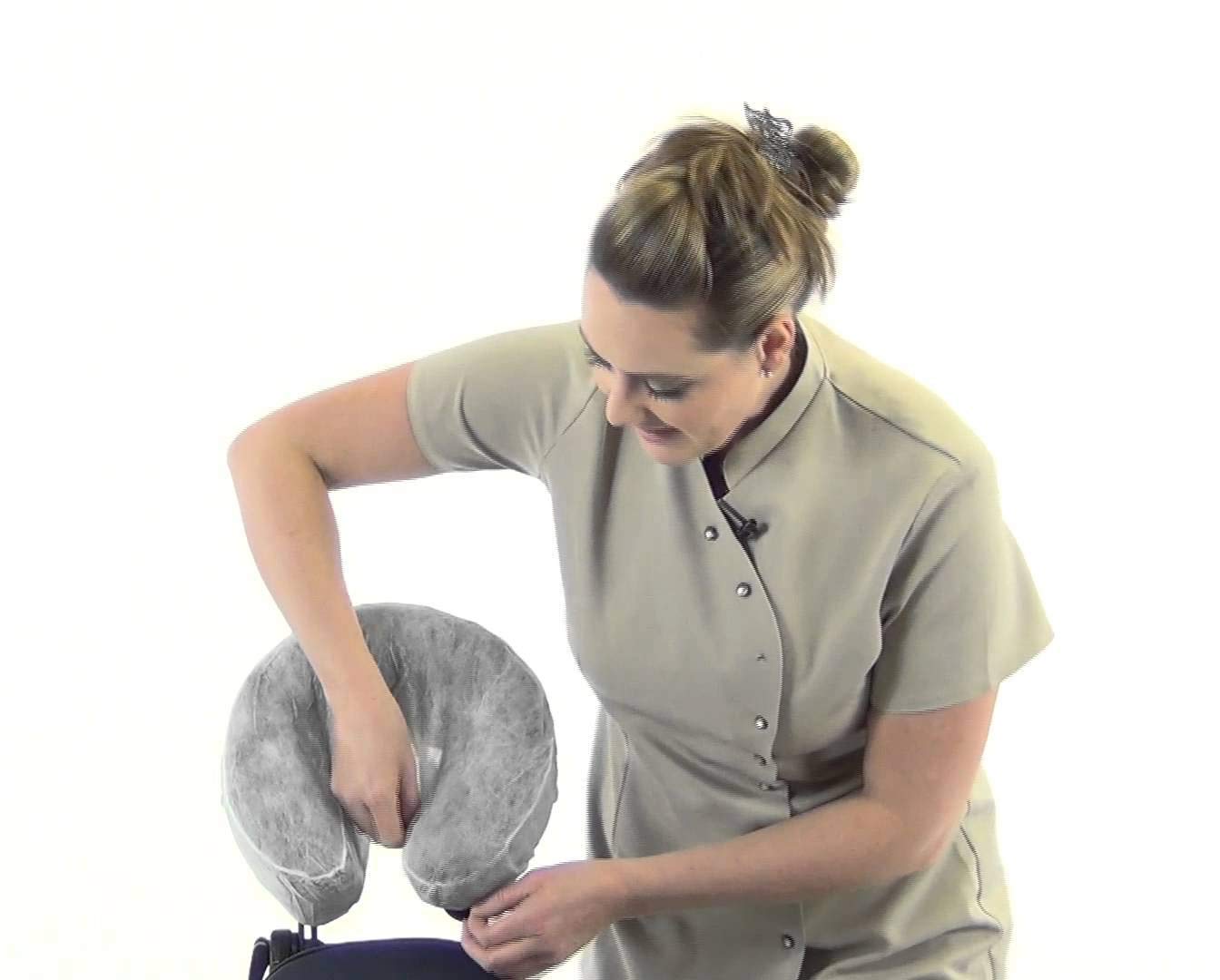 ZMDREAM Fitted Disposable Massage Headrest Covers Face Rest Cradle Covers 50 count White: Beauty