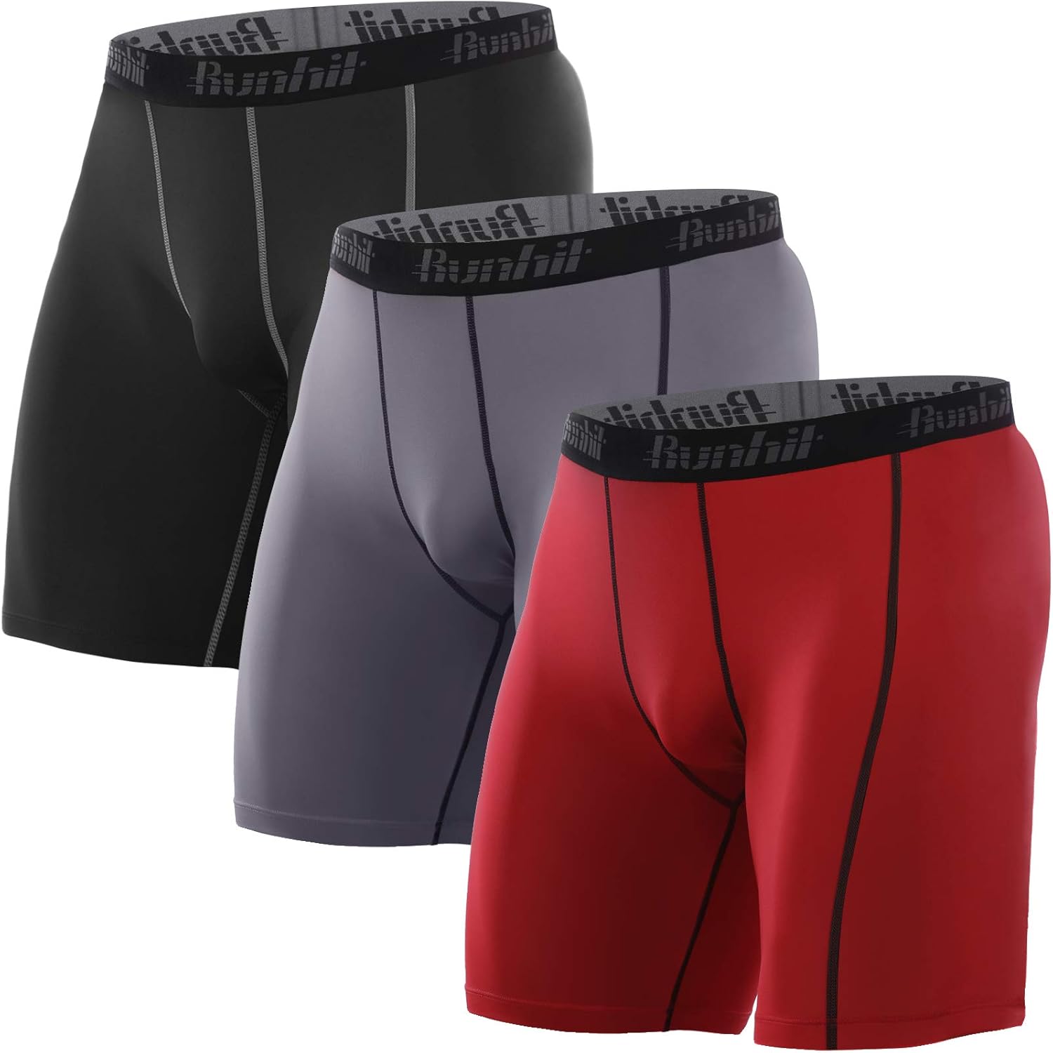 Runhit Compression Shorts for Men,Mens Underwear Spandex Shorts Workout Running S Amazon.co