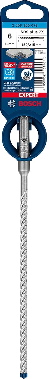 Bosch EXPERT SDS plus-7X Hammer Drill Bit 6 mm Carbide 150 x 215 mm view 2
