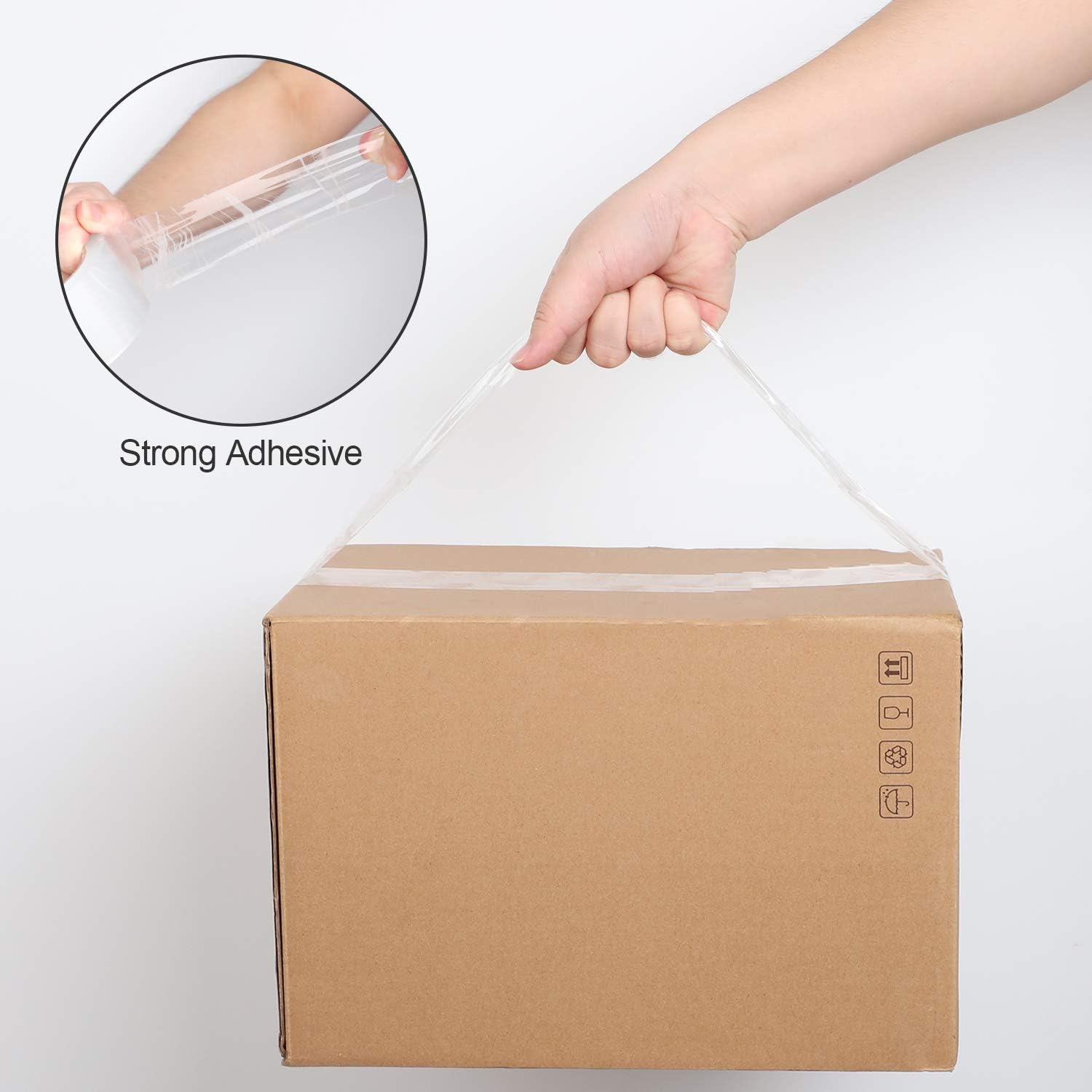 JARLINK Clear Packing Tape (12 Rolls), Heavy Duty Packaging Tape for Shipping Packaging Moving Sealing, 2.7mil Thick, 1.88 inches Wide, 60 Yards Per Roll, 720 Total Yards : Office Products