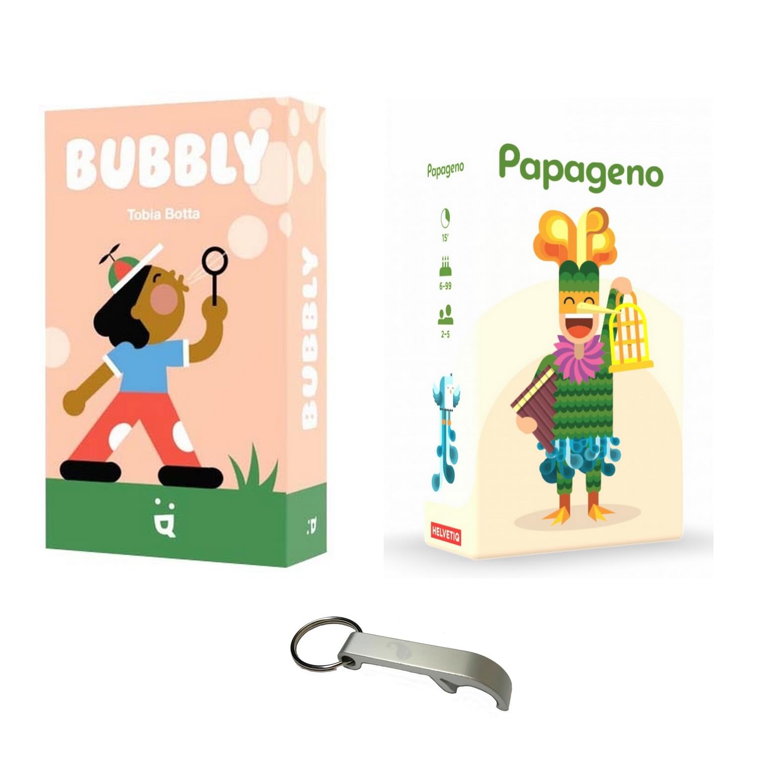 Papageno + Bubbly French Version + 1 Blumie Bottle Opener (Papageno + Bubbly)