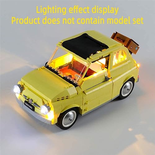 GEAMENT LED Light Kit for Creator Expert Fiat 500 (10271