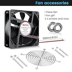 Wathai 120mm x120 x 38mm 12V 2Pin Dual Ball 12cm