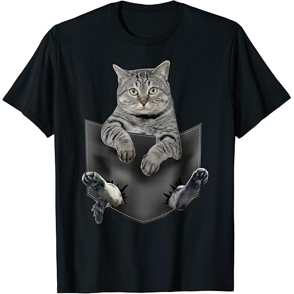 Attends☆Nero Cat Tee Shirt Deconstructed Cat Shirt - Tabby – Sid Spidersnake