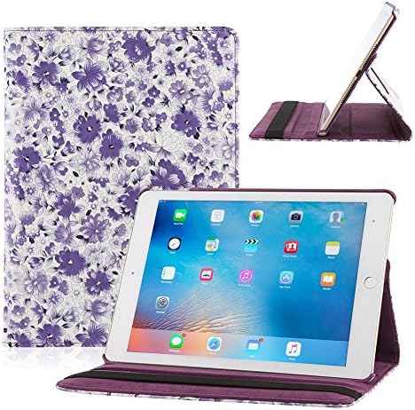 iPad 2 Case, iPad 3 Case, ELEOPTION iPad 4 Smart Stand Case with ipad case 360 degree rotating Function for Apple iPad 2 / iPad 3 / iPad 4 with a Stylus as a Gift (Pink Mullan)