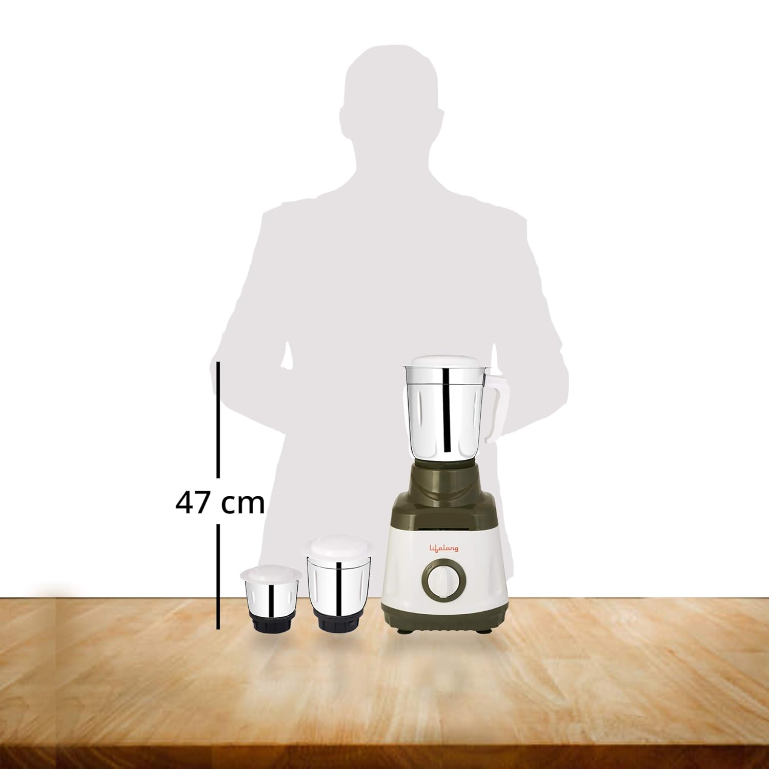 Mixer Grinder 750 Watt with 3 Jars Lifelong LLMG74 Best Price With