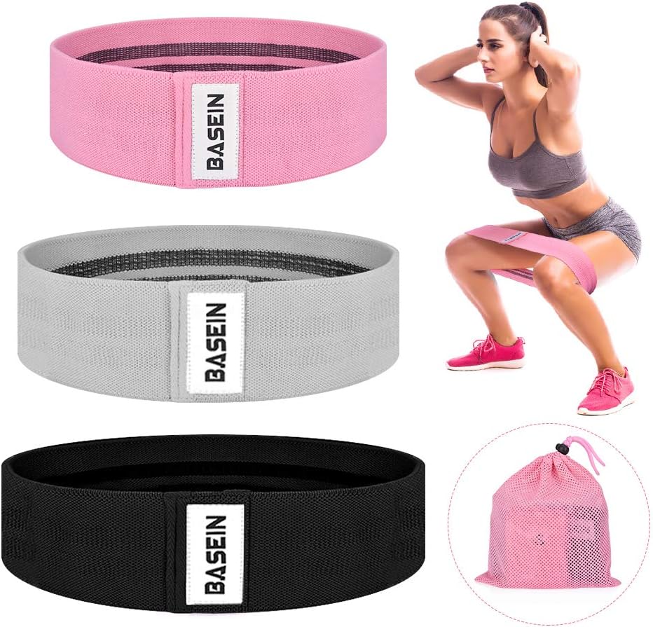 Resistance Bands for Legs and Butt, Exercise Bands Set Booty Bands Hip Bands Wide Workout Bands Sports Fitness Bands Resistance Loops Band Anti Slip Elastic (Set 3)