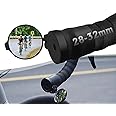 Arkham Bicycle Mirror for Handlebars, Mini Rear View Mirror, Foldable, Rubber Mounting Sleeve for Handlebars, Handlebar Tail Mirror, 360° Rotatable Universal Bicycle Mirror for Road Bike