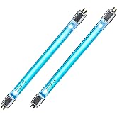 COOSPIDER Ozone Free 6W UV Bulb, Replacement T5 Bulbs, 2 - Pack, 110V