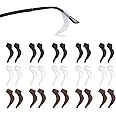 YINGFENG 15 Pairs1.8 Inch Anti-slip Eyeglass Ear Grips Hook, Comfortable Silicone Elastic Eyeglasses Temple Tips Sleeve Retainer for Sunglasses, Presbyopia Glasses, Spectacles Glasses, 3 Colors