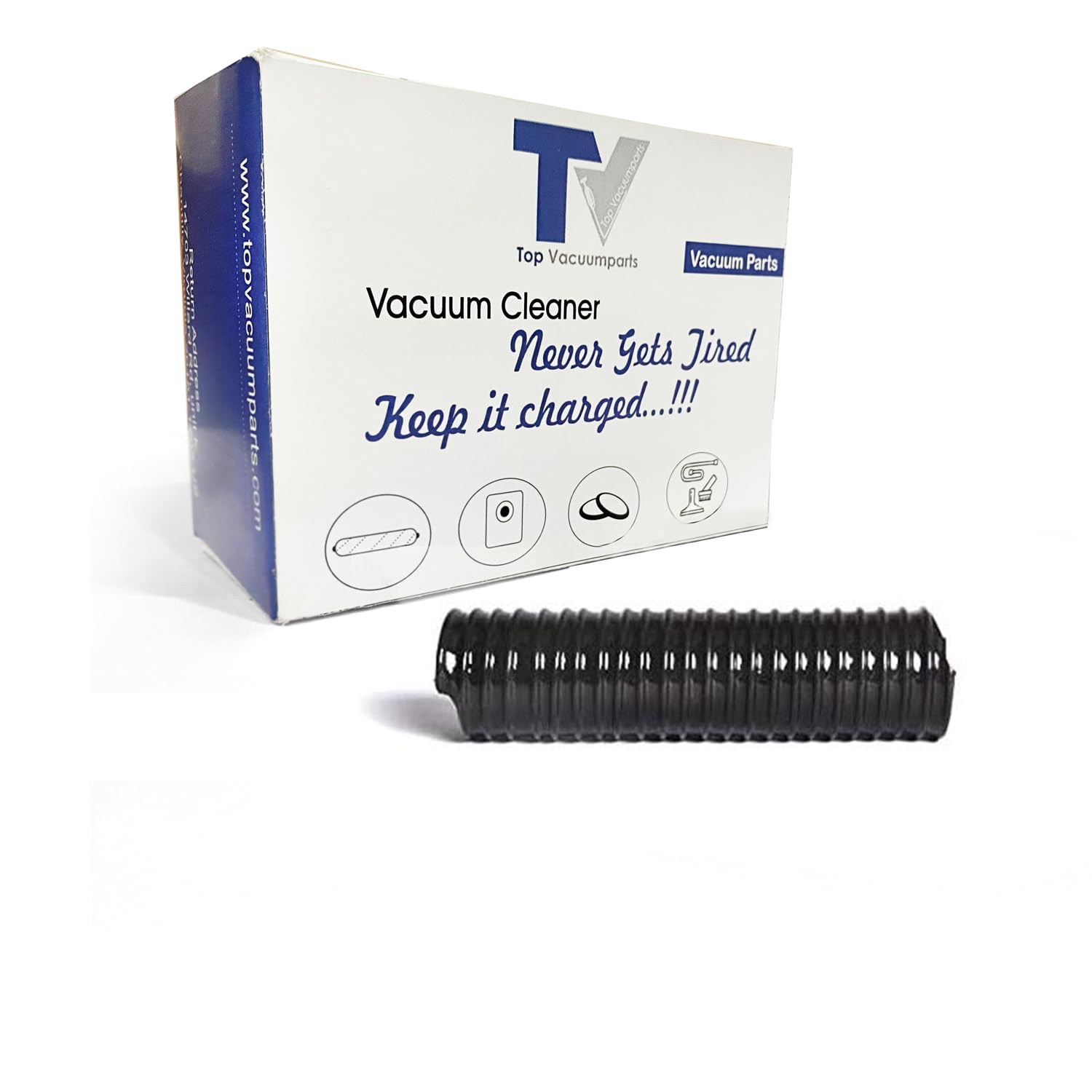 ProTeam Vacuum Hose Replacement Part | Fits Power Nozzle to Lower AirDuct | Compatible with Part #104230