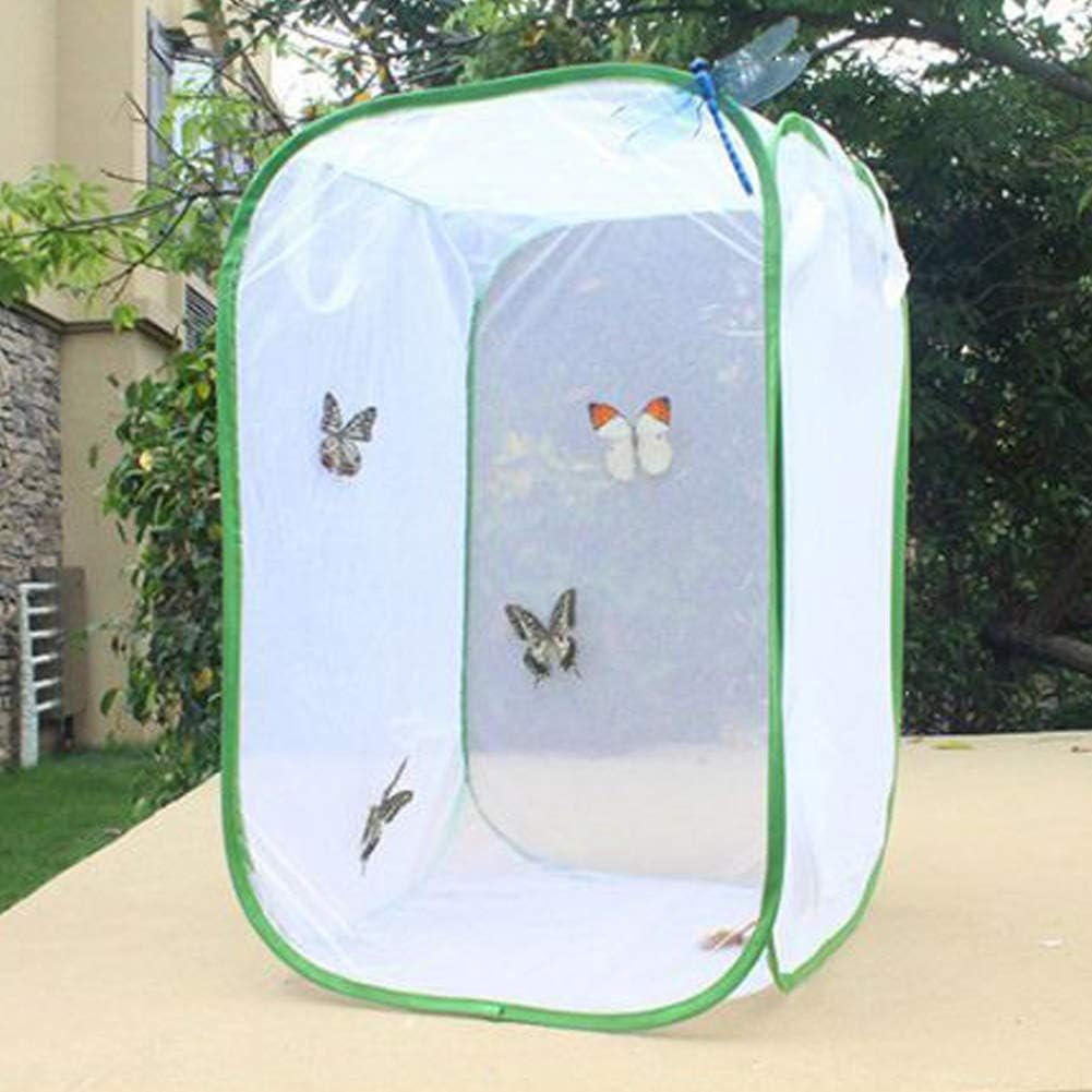 EMVANV Insect Cage Mesh, Plant Greenhouse Tent, Collapsible Insect Cage