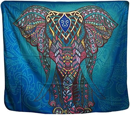 Svetanya Elephant Print Tapesty Popular Indian Wall Hanging Bohemian Tapestries 148x130cm 58x51inch