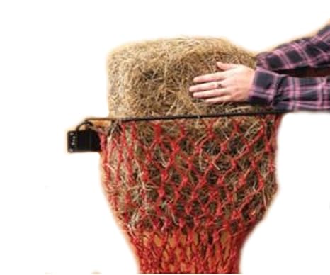 Easy Loading Wall Mounted Hay Hoops Horse Slow Feeder With Net