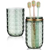Didiseaon Travel Toothbrush Case Portable Tooth Brush Cup | Toothbrush Holder with Cover for Traveling/Camping/School/Home or Daily Uses