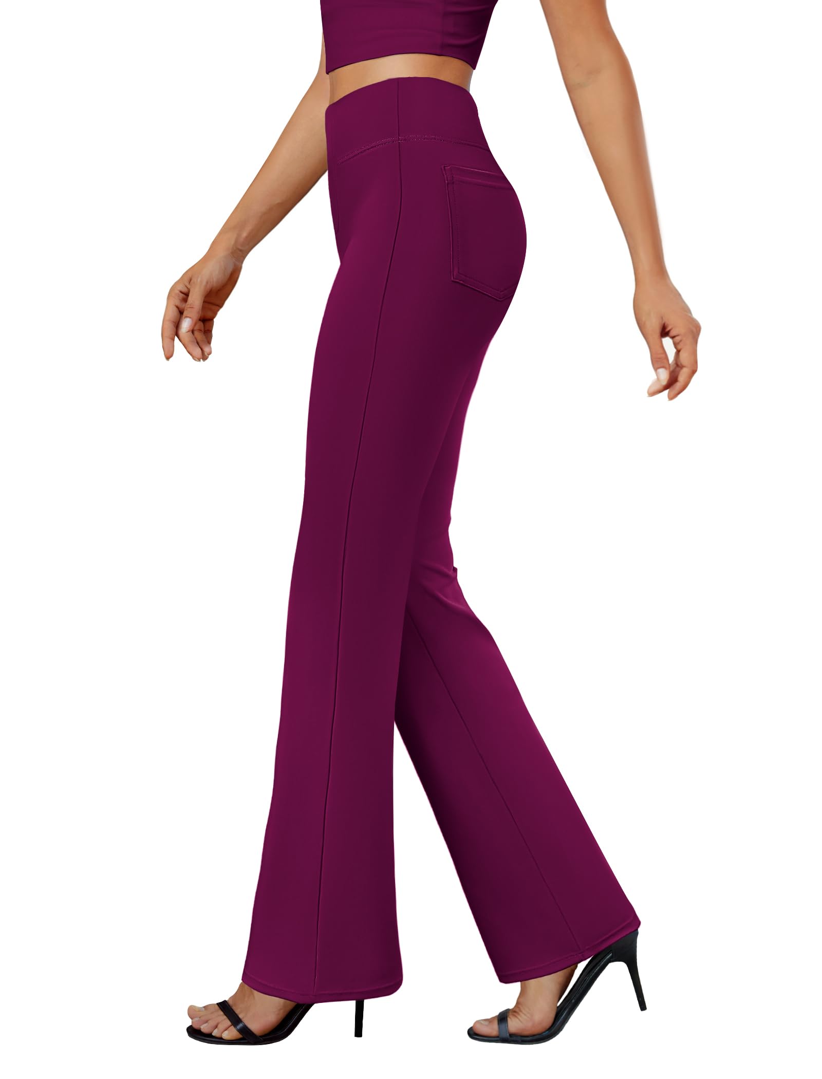 DLOODA Womens Bootcut Dress Pants Business Casual