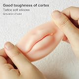 ciciglow 3pcs 3D Tattoo Practice Lips Skin Silicone Microblading Cosmetic view 3