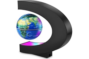 DORARA Levitation Globe, Gifts for Boys, Birthday Gifts for Him, Gifts for Men, Housewarming Gifts, Globe Lamp, Room Decor, Desk Toys, Cool Gadget Gifts for Husband, Boyfriend, Dad, Fathers Day Gifts