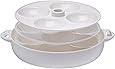 Milton Microwave Idli Maker and Steamer, Makes 12 Idlis, White