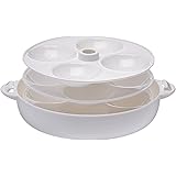 Milton Microwave Idli Maker and Steamer, Makes 12 Idlis, White