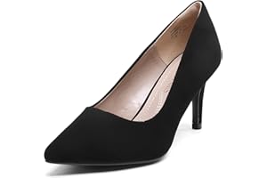 DREAM PAIRS Women's High Stiletto Heels Closed Pointed Toe Dress Pumps Shoes for Wedding Work Office Business, 3 Inches