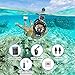 Snorkel Mask, Letsport Dual-Snorkel Full Face Snorkeling Mask, 180° Panoramic View Diving Mask, Anti-Fog Anti-Leak Dry Top Snorkeling Gear with Detachable Camera Mount, Adjustable Head Straps