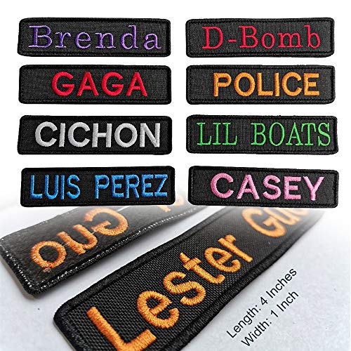 1 Embroidery+Personalized+Military+Customized+Multiple