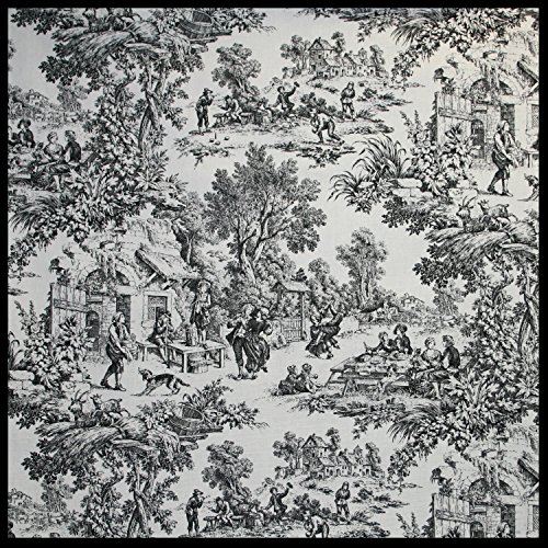 Victoria Park Toile Bathroom Shower Curtain Black Buy Online