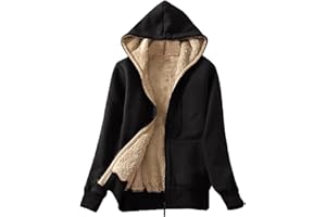 FQZWONG Winter Coats For Women Warm Clothes Fleece Sherpa Lined Jackets Fashion Hoodies Casual Fuzzy Outerwear
