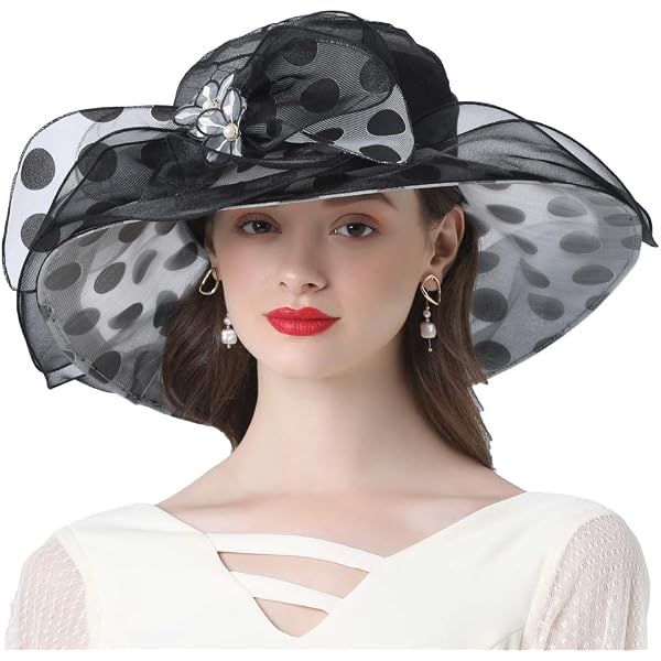 Kentucky Organza Derby Top Hats for Women Sun Visor Cap Veil  display picture 3