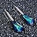 EleQueen 925 Sterling Silver CZ Teardrop Hook Dangle Earrings Made with Austrian Crystals, Valentine's Day/Mother's Day/Christmas Jewelry Gift