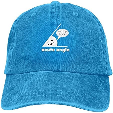 WGMHQQ Unisex A Cute Acute Angle Geeky Nerd Geek2 Fashion Cotton Denim Cap Snapback Hats