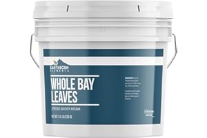Earthborn Elements Whole Bay Leaves 1 Gallon Bucket, Savory, Bulk Size