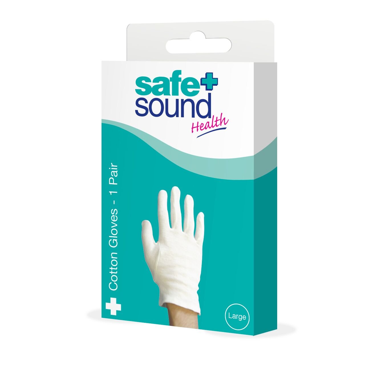 Safe & Sound Large Cotton Gloves — image 1