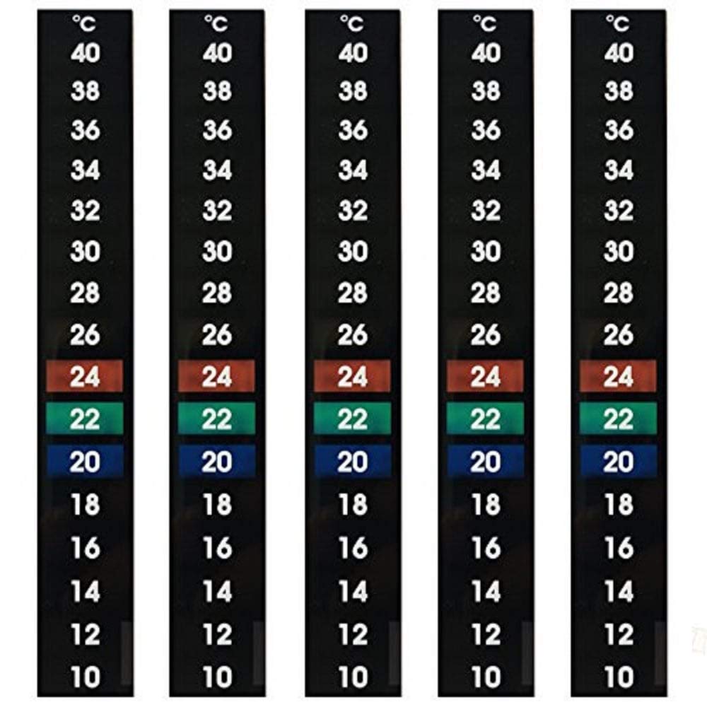 Home Brew Online 5 Pack - Stick-on LCD Thermometer