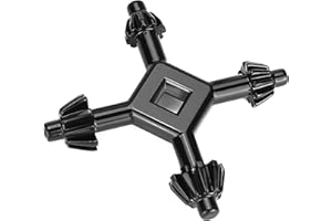 COLIBROX 4-Way Drill Press Chuck Key Universal Combination Hand 1/2" 9/16" 5/8" 11/16"