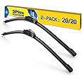 20"-2 Pack Windshield Wiper Blades Replacement For Ford F150 F250 F350 F450 F550 2008-1999 Expedition 2006-1999 Explorer 2010-2005 Mustang 2004-1999, Windshield Wiper Blades For My Car