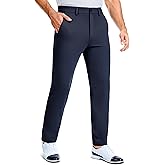 BLUE CHILL Mens Golf Pants Lightweight Stretch Dress Pants Quick Dry Casual Work Trousers with Pockets