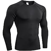 SPVISE Cool Dry Compression Shirt for Men Long Sleeve Workout Running T-Shirt Gym Tops Breathable Sports Baseball Undershirts
